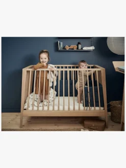 Børnesenge & Tilbehør|Leander Linea™ Tremmeseng, Oak