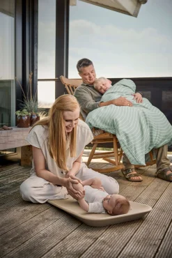 Pusleborde|Leander Matty Mini Puslepude, Cappuccino Beige