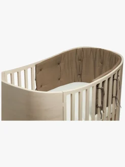 Børn Leander Sengetøj-Sengerand til Classic Tremmeseng, Mocca