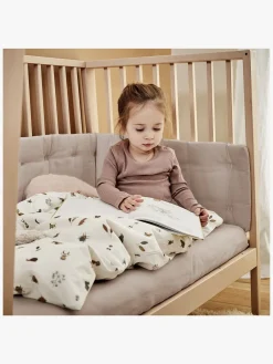 Børn Leander Sengetøj-Stræklagen 2-pak 60x115, Cappuccino