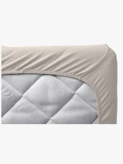 Børn Leander Sengetøj-Stræklagen 2-pak 60x115, Cappuccino