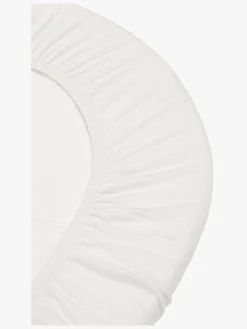 Sengetøj|Leander Stræklagen til Vugge 2-pak 40x80, White