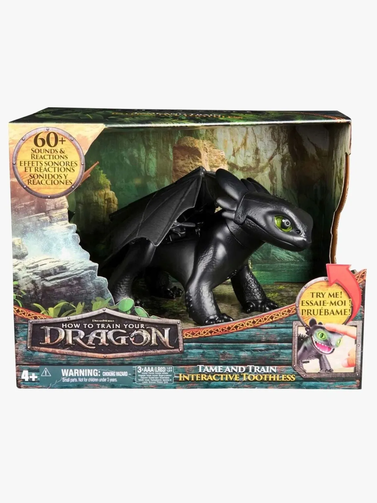 DisneyDraktranaren Interaktivt Legetøj-Legetøj Drage Toothless Tame & Train