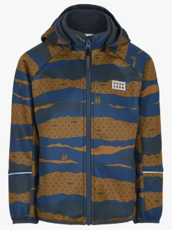 Børn LegoWear Overtøj-LEGO Wear Softshelljakke, Dark Blue