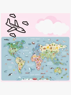 Spil & Puslespil|Leklyckan Verdenskort Væg