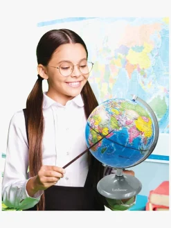 Børn Lexibook Lamper & Belysning-Bordlampe Dag & Nat Globus Engelsk