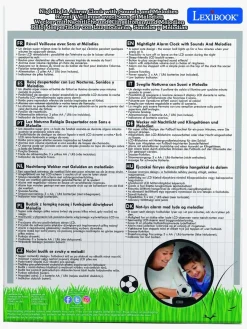 Interiør|Lexibook Fodbold Vækkeur