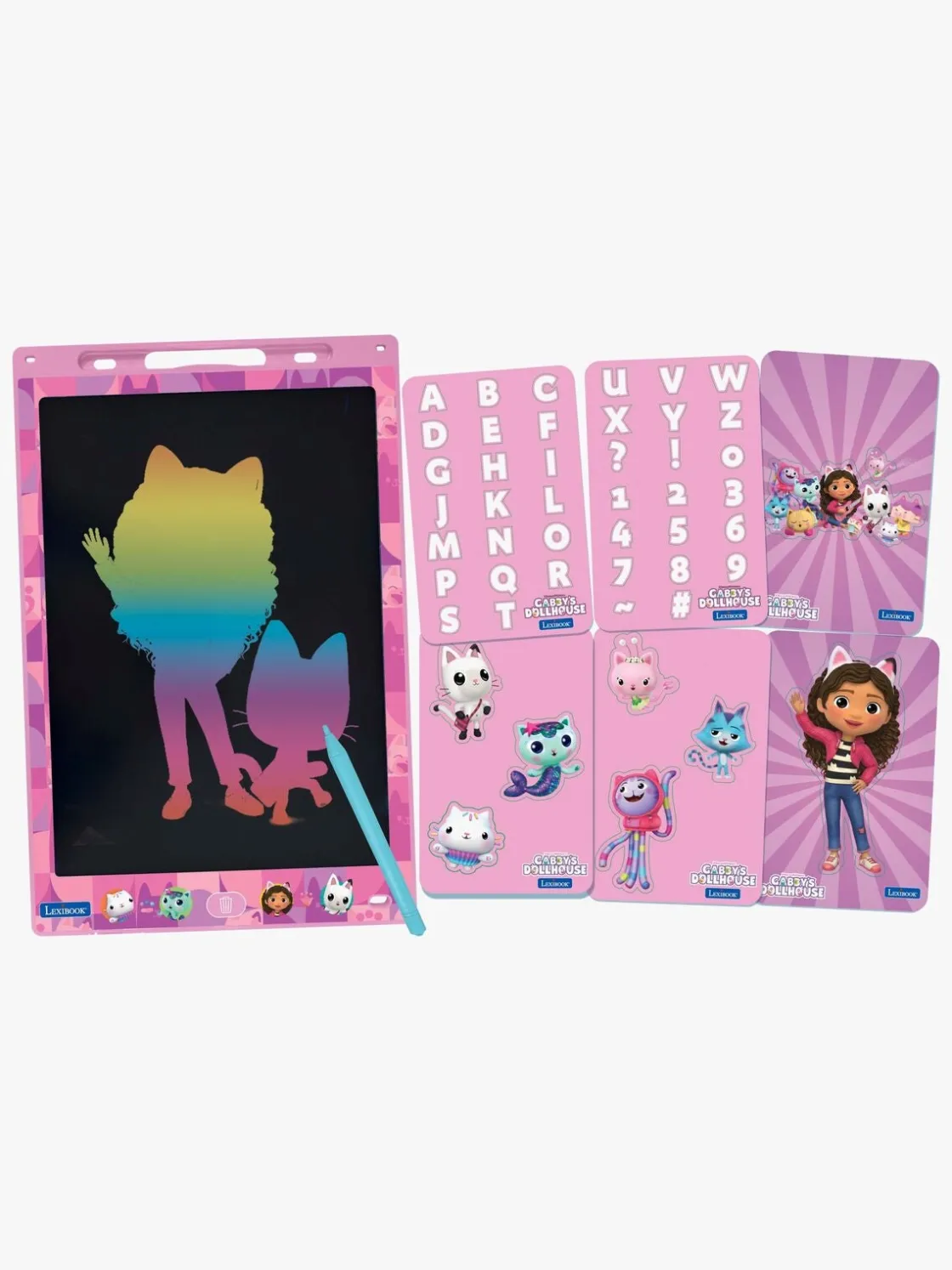 Kreativt Legetøj|GabbysDollhouse Lexibook Gabby's Dollhouse Tegnetablet med Stencilskabeloner