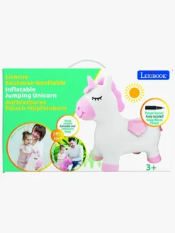 Udelegetøj|Lexibook Hoppedyr Enhjørning med Plysbetræk