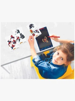 Kreativt Legetøj|MarvelSpiderMan Lexibook Marvel Spider-Man Tegnetablet med Stencilskabeloner