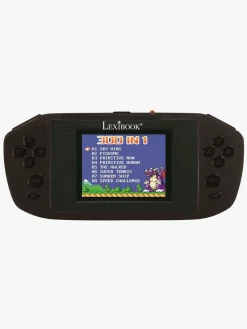 Lexibook Elektronik & Media-Power Arcade, 300 Games Spillekonsol, Sort