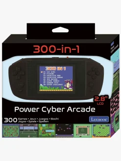 Lexibook Elektronik & Media-Power Arcade, 300 Games Spillekonsol, Sort