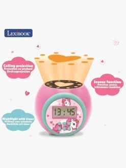 Interiør|Lexibook Projector Vækkeur, Lyserød