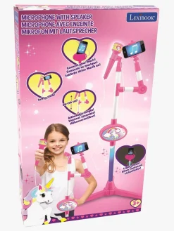 Musikinstrumenter|Elektronik & Media|Lexibook Unicorn Mikrofon m. Stativ & Højtaler