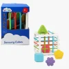 Lærerig Leg|LilTot Aktivitetslegetøj Sensory Cube