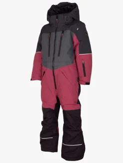 Børn Lindberg Overtøj-Alpine Flyverdragt, Black/Cerise