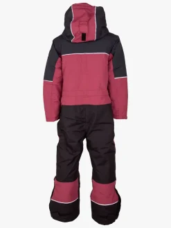 Børn Lindberg Overtøj-Alpine Flyverdragt, Black/Cerise