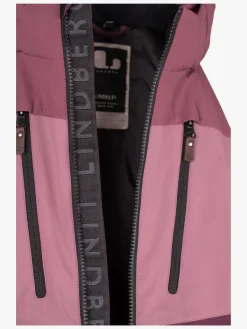 Børn Lindberg Vintertøj-Alpine Vinterjakke, Dry Rose/Plum