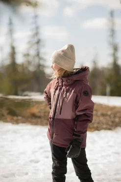 Børn Lindberg Vintertøj-Alpine Vinterjakke, Dry Rose/Plum