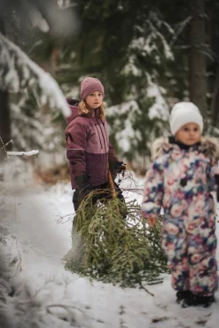 Børn Lindberg Vintertøj-Alpine Vinterjakke, Dry Rose/Plum