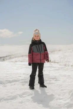 Vintertøj|Lindberg Alpine Vinterjakke, Black/Cerise Lyserød