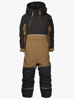 Flyverdragter|Lindberg Anorak Flyverdragt, Potato Brun/Sort