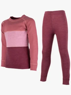 Undertøj|Uldtøj|Lindberg Bamboo Merino Skiundertøj, Blush/Rose