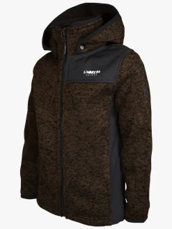 Fleecetøj|Lindberg Bormio Fleecetrøje, Dark Brown Brun