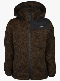 Fleecetøj|Lindberg Bormio Fleecetrøje, Dark Brown Brun