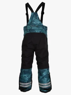 Termotøj|Vintertøj|Lindberg Camo Overtræksbukser, Lagoon Blå