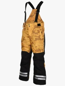 Termotøj|Vintertøj|Lindberg Camo Overtræksbukser, Yellow Gul/Sort