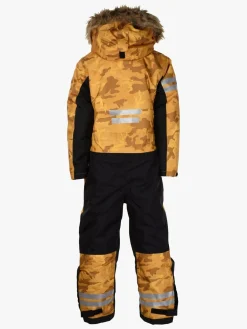 Overtøj|Flyverdragter|Lindberg Camo Vinterflyverdragt, Yellow Gul/Sort