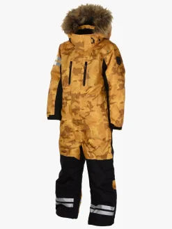 Overtøj|Flyverdragter|Lindberg Camo Vinterflyverdragt, Yellow Gul/Sort