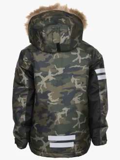 Vintertøj|Lindberg Camo Vinterjakke, Green Grøn/Beige