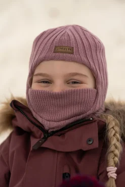 Tilbehør|Uldtøj|Lindberg Cody Elefanthue Uldblanding, Rose