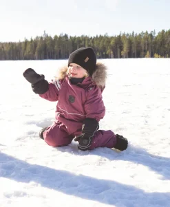 Børn Lindberg Overtøj-Colden Babyflyverdragt, Dry Rose