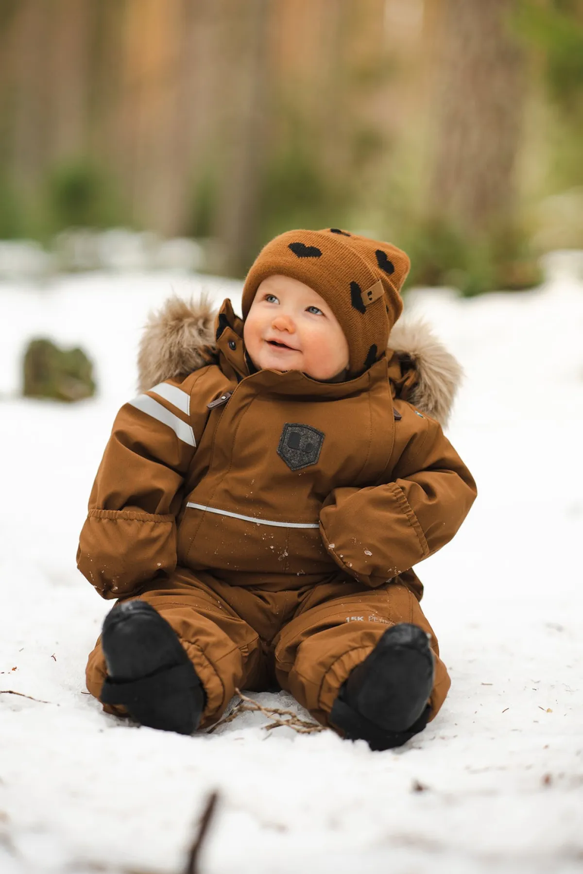 Flyverdragter|Overtøj|Lindberg Colden Babyflyverdragt, Cayenne Brun