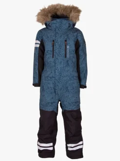 Overtøj|Lindberg Colden Flyverdragt, Denim Blue Blå