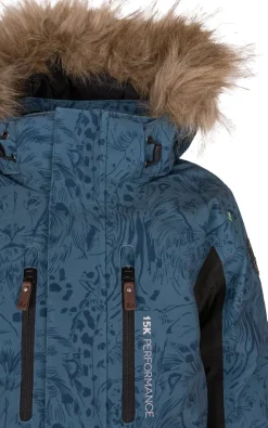 Overtøj|Lindberg Colden Flyverdragt, Denim Blue Blå