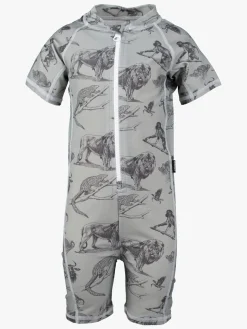 Uv & Strand|Lindberg Cyprus UV-Dragt, Mint Green/Grey