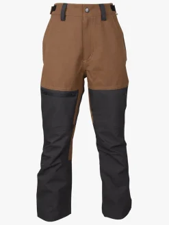 Overtøj|Lindberg Explorer Skalbukser, Cayenne Brun/Sort