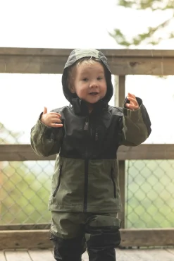 Børn Lindberg Overtøj-Explorer Skaljakke, Grøn