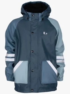 Regntøj|Lindberg Fagerhult Foret Regnsæt, Iron Blue/Blue