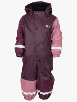 Regntøj|Lindberg Fagerhult Foret Regndragt, Plum/Dry Rose