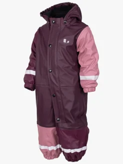 Regntøj|Lindberg Fagerhult Foret Regndragt, Plum/Dry Rose