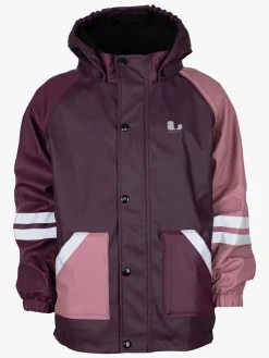 Regntøj|Lindberg Fagerhult Foret Regnsæt, Plum/Dry Rose