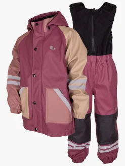 Regntøj|Lindberg Fagerhult Foret Regnsæt, Pink/Rose Lyserød
