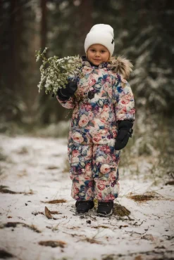 Overtøj|Lindberg Frosty Babyflyverdragt, Flower