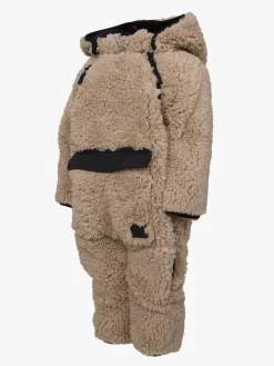 Fleecetøj|Lindberg Kläppen Fleecedragt, Beige