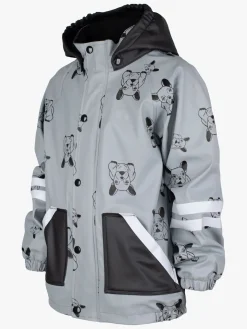 Regntøj|Lindberg Lekhyttan Foret Regnsæt, Grey/Black